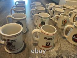FRANKLIN PORCELAIN 1981 OFFICIAL TANKARD'S OF THE WORLDS GREAT BREWERIES 34 Pcs