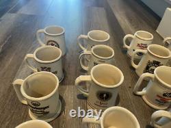 FRANKLIN PORCELAIN 1981 OFFICIAL TANKARD'S OF THE WORLDS GREAT BREWERIES 34 Pcs