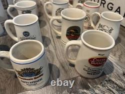 FRANKLIN PORCELAIN 1981 OFFICIAL TANKARD'S OF THE WORLDS GREAT BREWERIES 34 Pcs