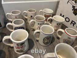 FRANKLIN PORCELAIN 1981 OFFICIAL TANKARD'S OF THE WORLDS GREAT BREWERIES 34 Pcs