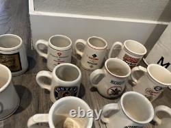 FRANKLIN PORCELAIN 1981 OFFICIAL TANKARD'S OF THE WORLDS GREAT BREWERIES 34 Pcs