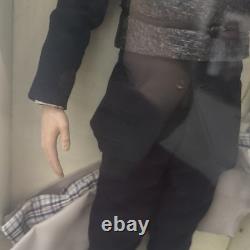 FRANK SINATRA Franklin Mint Porcelain Portrait Doll with Musical Base 17 rat pack