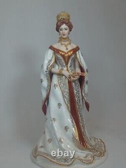 Faberge Empress Alexandra Porcelain Figurine 16.5