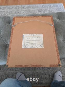 Fan Dancer By Peter Max, Franklin Mint Porcelain COA