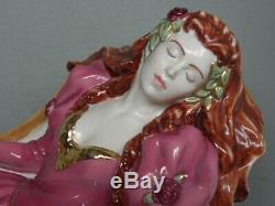 Fine Porcelain Franklin Mint Figure Sleeping Beauty By Gerda Neaubacher