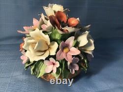 Flowers of the Capodimonte Palace Centerpieces Lot of 4
