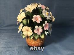 Flowers of the Capodimonte Palace Centerpieces Lot of 4