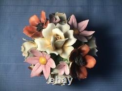 Flowers of the Capodimonte Palace Centerpieces Lot of 4