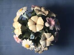 Flowers of the Capodimonte Palace Centerpieces Lot of 4