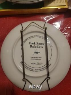 Frank Sinatra Franklin Mint Porcelain Plate Radio Days Limited Edition Decor Set