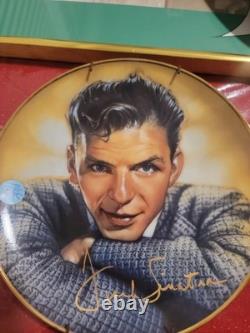 Frank Sinatra Franklin Mint Porcelain Plate Radio Days Limited Edition Decor Set