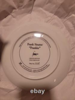 Frank Sinatra Franklin Mint Porcelain Plate Radio Days Limited Edition Decor Set