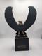 Franklin Falcon of the Nile Roushdy Iskander Garas Sculpture Statue 1988 Stand