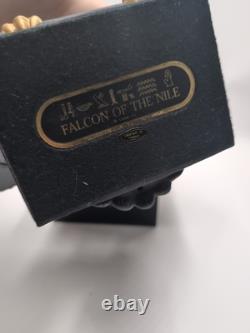 Franklin Falcon of the Nile Roushdy Iskander Garas Sculpture Statue 1988 Stand