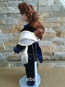 Franklin Heirloom 17 Porcelain DOLL Titanic ROSE in Flying OUTFIT + Jewelry