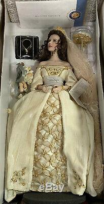 Franklin Heirloom Aleksandra Faberge Winter Bride Doll Porcelain NIB