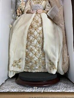 Franklin Heirloom Aleksandra Faberge Winter Bride Doll Porcelain NIB