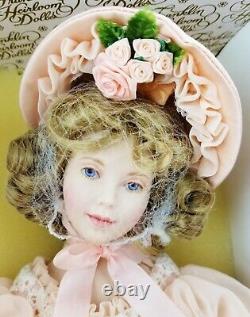 Franklin Heirloom Dolls Dainty Bess 14 Porcelain 1998 Doll of the Year Limited