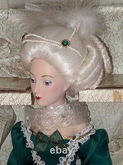 Franklin Heirloom Dolls Marie Antoinette Madame de Pompadour Porcelain Doll 19
