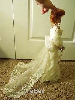 Franklin Heirloom Dolls Victorian Porcelain Bride & Groom with Boxes
