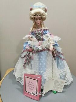 Franklin Heirloom Marie Antoinette Queen of France Bisque Porcelain Doll