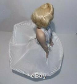 Franklin Heirloom Marilyn Monroe 7 Year Itch Porcelain Doll With Stand Box
