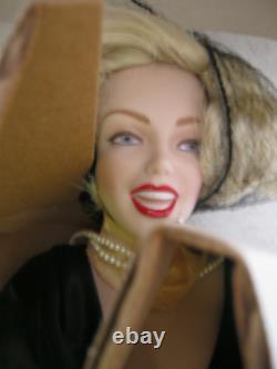 Franklin Heirloom Marilyn Monroe SOME LIKE IT HOT Porcelain Doll NIB NRFB