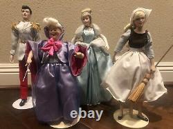 Franklin Heirloom Porcelain Doll Collection! Cinderella Fairy Godmother Charming