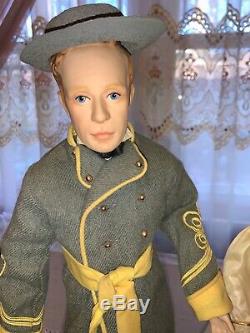 Franklin Heirloom Porcelain Doll Gone With the Wind Rare 5 Character Set