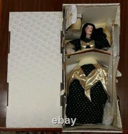 Franklin Heirloom Porcelain Doll Queen Of Diamonds Playing Cards Royalty Collect