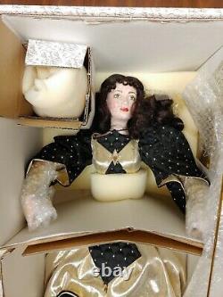 Franklin Heirloom Porcelain Doll Queen Of Diamonds Playing Cards Royalty Collect