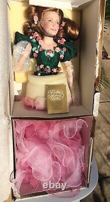 Franklin Heirloom Porcelain Doll The Rose Princess Never Unwrapped From Box