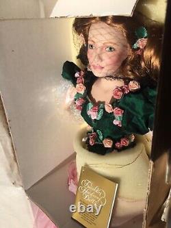 Franklin Heirloom Porcelain Doll The Rose Princess Never Unwrapped From Box