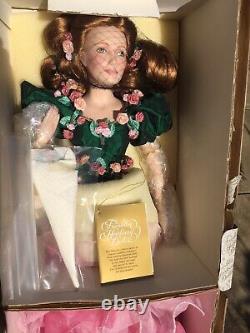 Franklin Heirloom Porcelain Doll The Rose Princess Never Unwrapped From Box