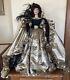 Franklin Heirloom Queen of the Masquerade Ball Porcelain Doll With Display Case