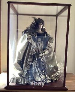 Franklin Heirloom Queen of the Masquerade Ball Porcelain Doll With Display Case