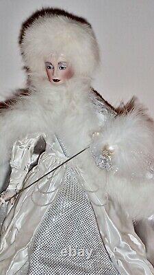 Franklin Heirloom The Snow Queen Porcelain Doll