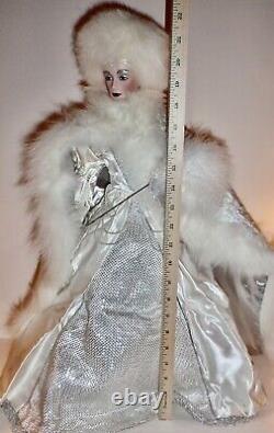 Franklin Heirloom The Snow Queen Porcelain Doll