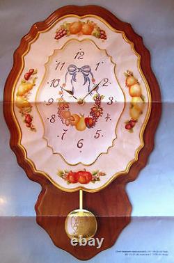 Franklin Mint 100th Anniversary Fine Porcelain Wall Clock