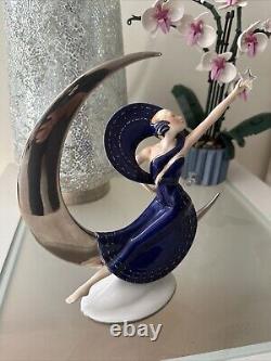 Franklin Mint 10 MOONLIGHT IN PLATINUM by Victoria Oldham 1987 Figure. RARE