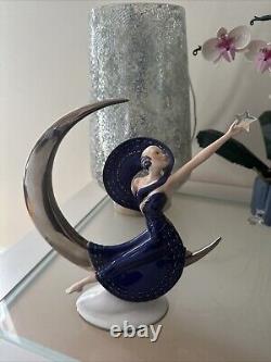 Franklin Mint 10 MOONLIGHT IN PLATINUM by Victoria Oldham 1987 Figure. RARE