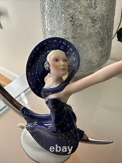 Franklin Mint 10 MOONLIGHT IN PLATINUM by Victoria Oldham 1987 Figure. RARE