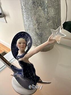 Franklin Mint 10 MOONLIGHT IN PLATINUM by Victoria Oldham 1987 Figure. RARE