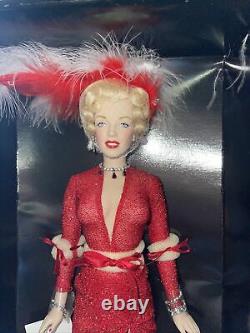 Franklin Mint 16 Marilyn Monroe Porcelain Portrait Doll Gentlemen Prefer Blonde