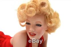 Franklin Mint 18 Marilyn Monroe Porcelain Portrait Doll Forever Marilyn withCOA