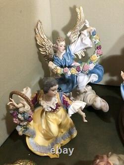 Franklin Mint 18 Piece Vatican Nativity Museum LE Set Creche Porcelain