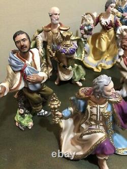 Franklin Mint 18 Piece Vatican Nativity Museum LE Set Creche Porcelain