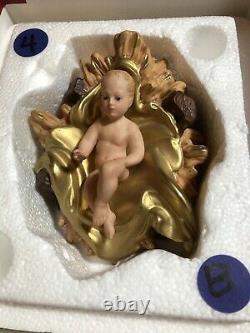 Franklin Mint 18 Piece Vatican Nativity Museum LE Set Creche Porcelain
