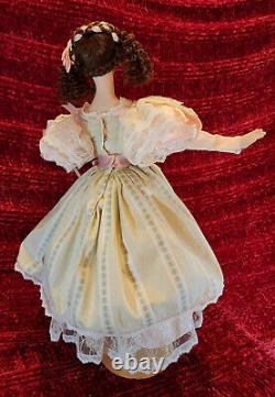 Franklin Mint 18 Porcelain Heirloom Doll Catherine and the Poetry of the Fan