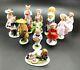 Franklin Mint 1980's The Woodmouse Family Porcelain Figurine Lot Of 14